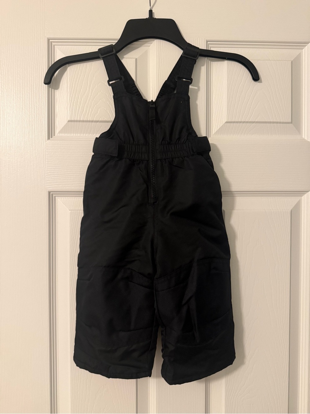 Cat & Jack Kids Toddlers Solid Black Snow Pants Bibs Size 12 Months